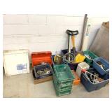 Lot of Garage Type Items, Totes & Odds & Ends