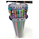 4x 709ml New TAL Colour-Changing Tumbler & Straw