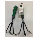 2 New Expert Gardener Hand Cultivators