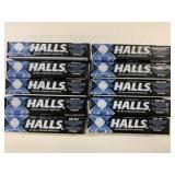 10 Packs Halls Extra Strong Menthol Lozenges