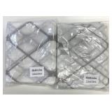 2 New White 48" x 84" Grommet Top Curtain Sheers