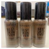 3x 25ml Sephora 55N Best Skin Ever Longwear