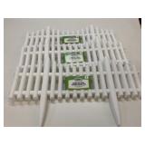 3 New 4 Pack Expert Gardener Decorative Fence 23"