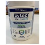 180 Zyrtec Disinfecting Wipes All in One