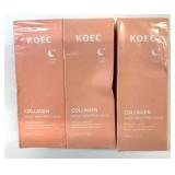 3x 75ml KOEC Collagen Night Wrapping Mask