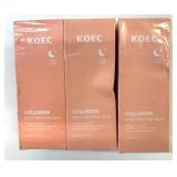 3x 75ml KOEC Collagen Night Wrapping Mask