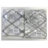 2 New White 48" x 84" Grommet Top Curtain Sheers