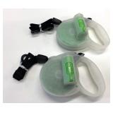 2 New P.A.W Bio Dog Leashes w/Bag & Holder
