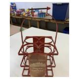 Metal Graves Leognan 4 Wine Bottle Holder