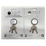 2 New Orbit Small Locator Chips Silver