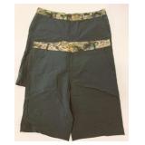 2 New Pairs Size 36 Shorts Grey & Camo Trim