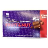 18 x 65g King Size Cadbury Fruit & Nut Milk Bars