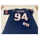 Signed w/COA Floyd Chicago Bears Jersey Size XL