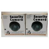 2 Fake Security Cameras