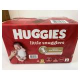 76 Huggies Newborn Diapers Little Snugglers