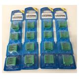 4 New Packs of 28 Listerine Ultraclean Flossers