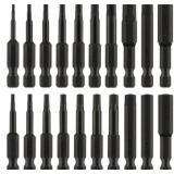 New 20 Pc Hex Head All Wrench Bit Set Metric & SAE