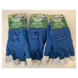 3 New pairs Expert Gardener Size M Gloves