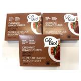 3x GoBio! Organic Brown Gravy Cubes 60g/ea