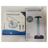 New Headphone Stand & P5 Slim LED 2 in 1 Stand