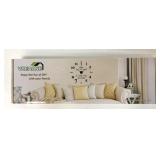 New Varone Frameless Wall Clock Decor