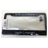 In This Car, We Listen To Plate Frame