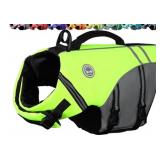 New Size S Sport Style Yellow Dog Swim/Life Jacket
