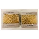 2 New Sephora Dry Body Brushes