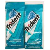 2x 3/Pks Trident Freshmint Sugar Free Gum
