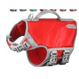 New Size M Neoprene Red Dog Swim/Life Jacket