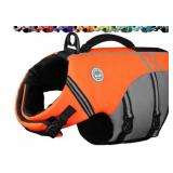 New Size S Sport Style Orange Dog Swim/Life Jacket