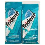 2x 3/Pks Trident Freshmint Sugar Free Gum