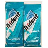 2x 3/Pks Trident Freshmint Sugar Free Gum