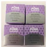 4x 10ml New Benefit Pore-Fessional Clay Mask