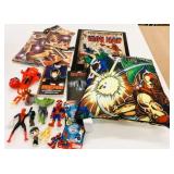 Marvel Iron Man, Spiderman Plus Lot