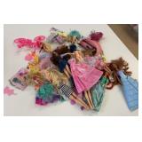Large Lot of Assorted Dolls Plus Lot