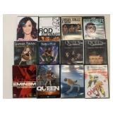 12 Assorted Music DVDs