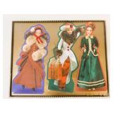 Barbie Hallmark Set of 3 Embossed Cards