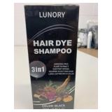 Sealed 3 in 1 Black Hair Dye for Grey Coverage