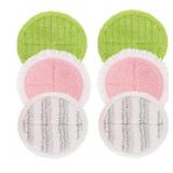New 6 Pc Spin Mop Floor Cleaner Pads *Colours Vary