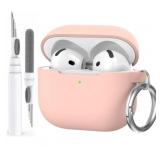 2 New AirPod 4 Case Cover Sets Pink
