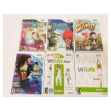 6 Assorted Wii Games