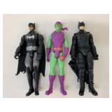 2 Batman & Joker 11" Action Figures