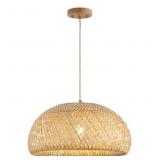 New Bamboo Large Pendant Light 17.8" One Light