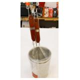 2 New Stainless Steel Pasta Dippers