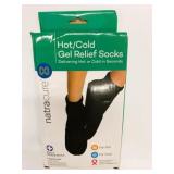 New Natracure Hot/Cold Relief Gel Socks