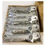 Case of 29 New Full Contact 10" Wrenches