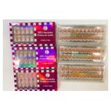 6 New Pack Press On Nails