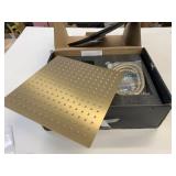 Rainfall Shower System Gold Tone