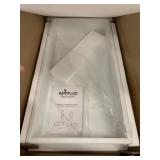 12 x 24" Shower Niche 304 SS White Organizer